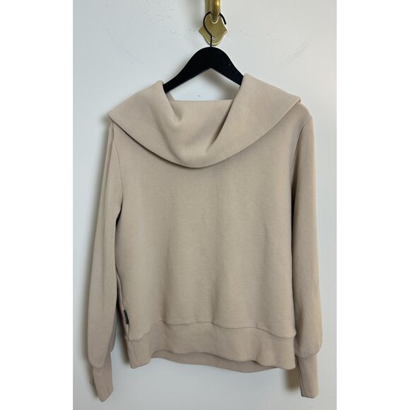 VARLEY Vine Ottoman Half Zip Pullover in Beige Size Small - Picture 8 of 13